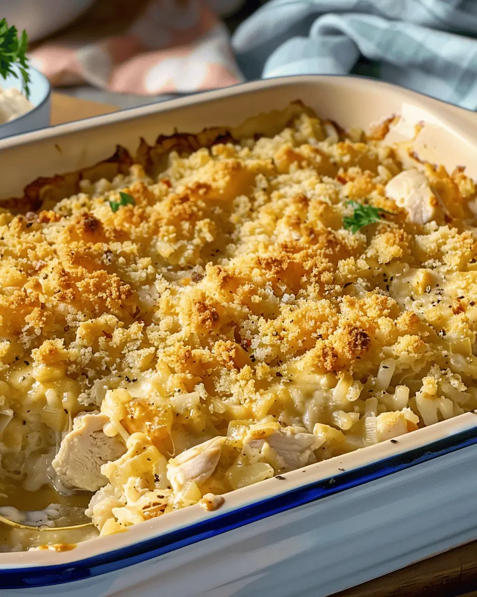 Mamaw’s Chicken and Rice Casserole: A Cozy, Comforting Classic