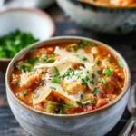 Crockpot Chicken Parmesan Soup