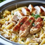 Slow Cooker Cajun Chicken Alfredo