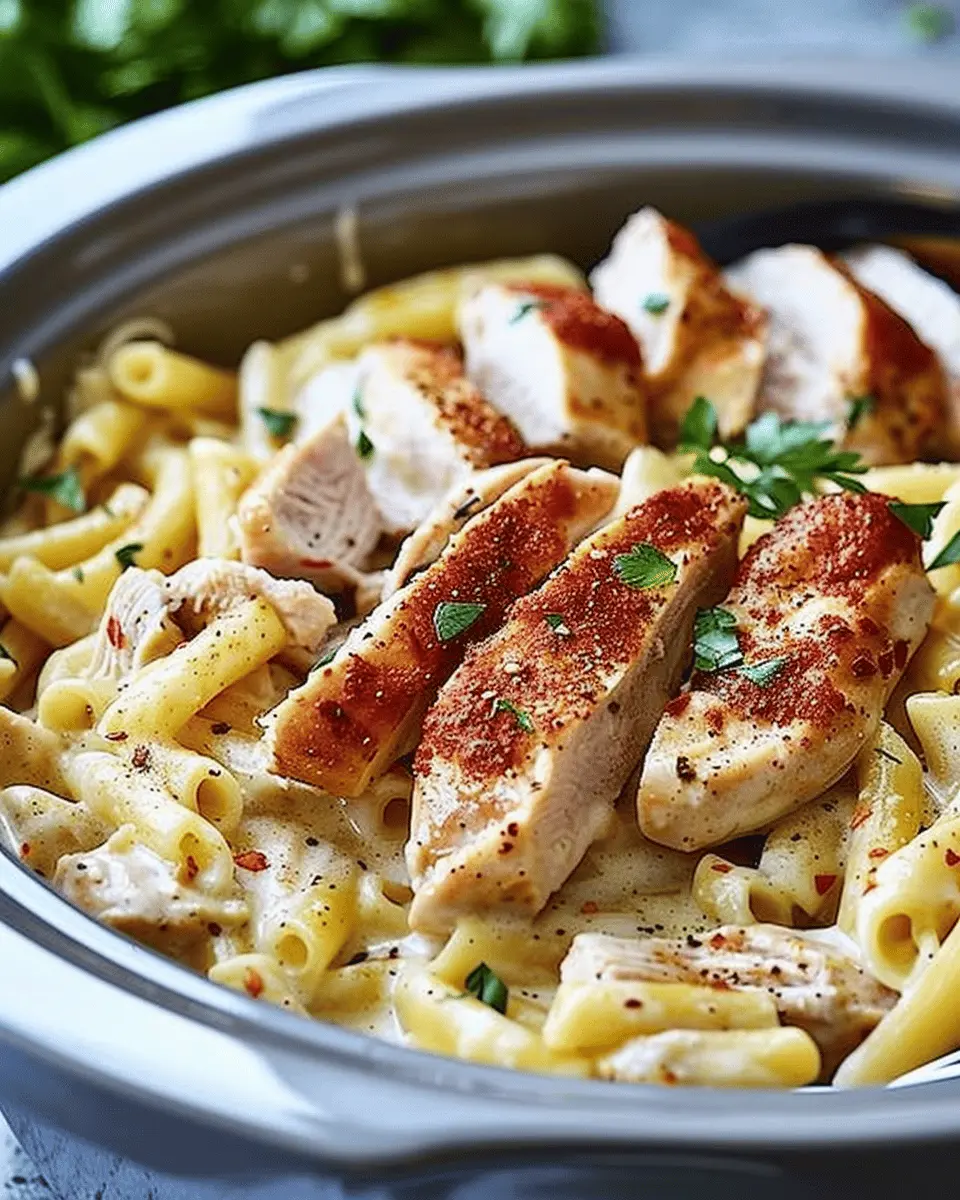 Slow Cooker Cajun Chicken Alfredo: Indulgent Comfort Food Delight