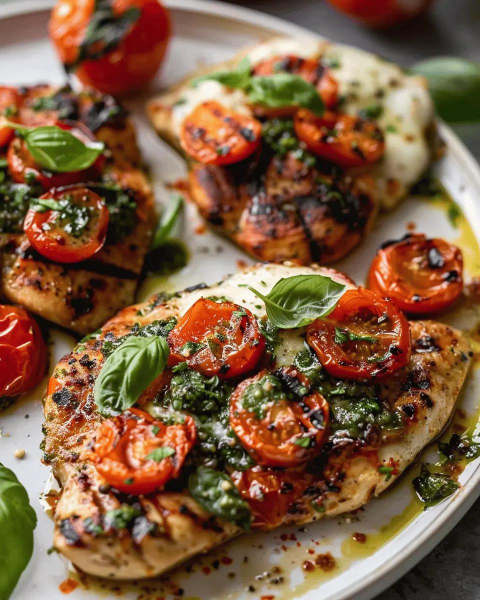 Grilled Chicken Margherita: A Juicy Twist on a Classic Dish