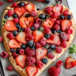 Heart Fruit Pizza