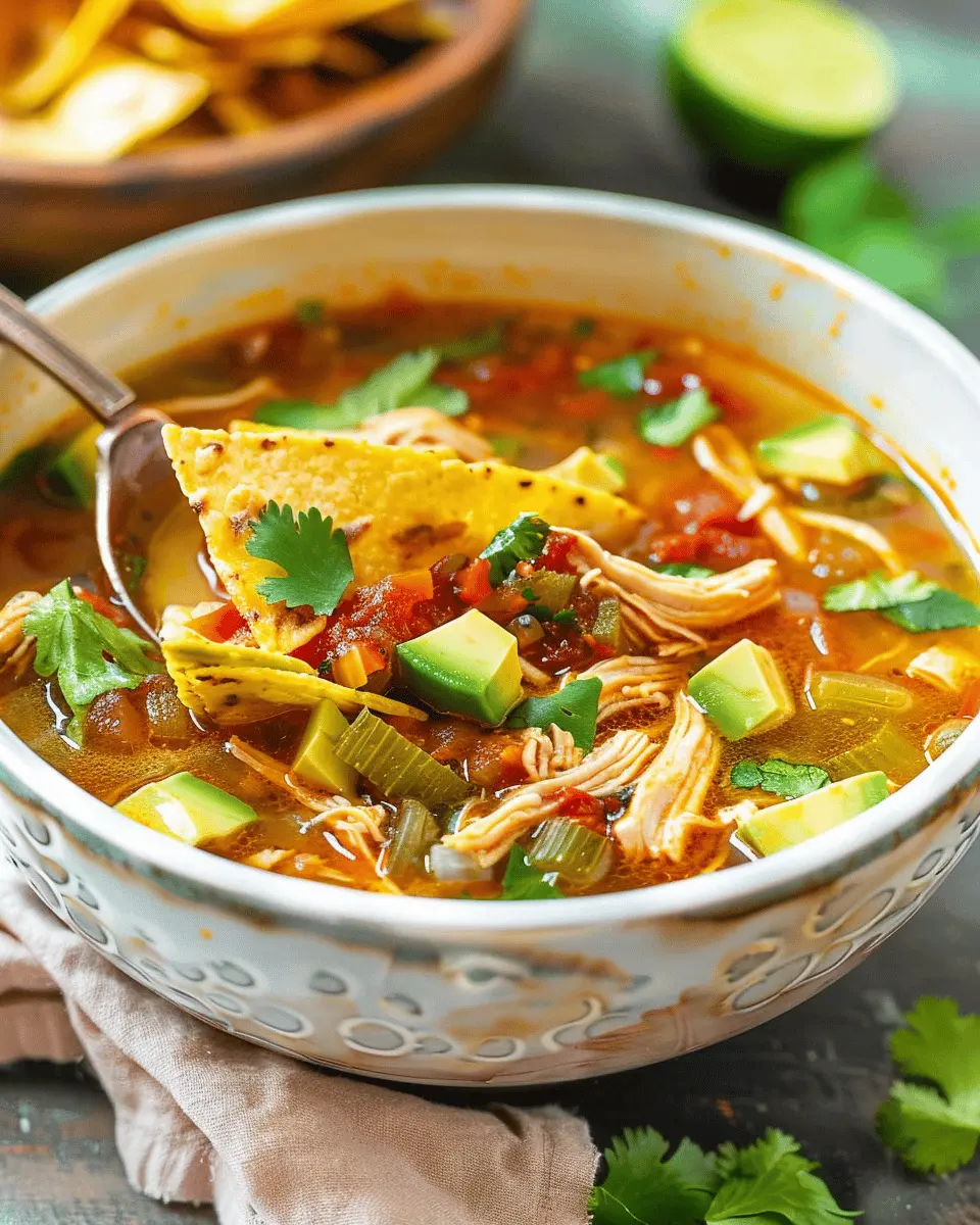 Easy Chicken Tortilla Soup: A Cozy and Flavorful Bowl to Love