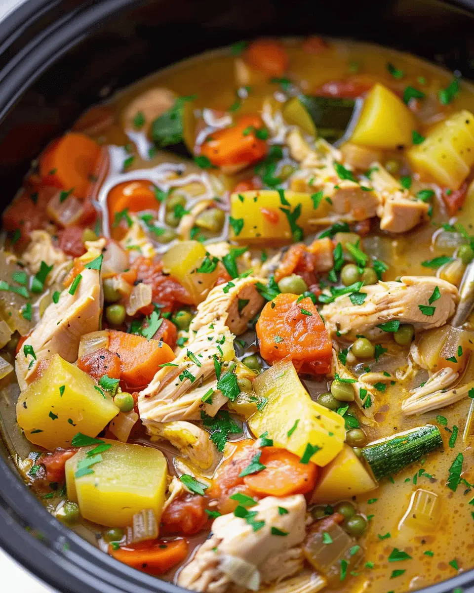 Low-Calorie Crockpot Chicken Stew: A Healthy, Hearty Delight