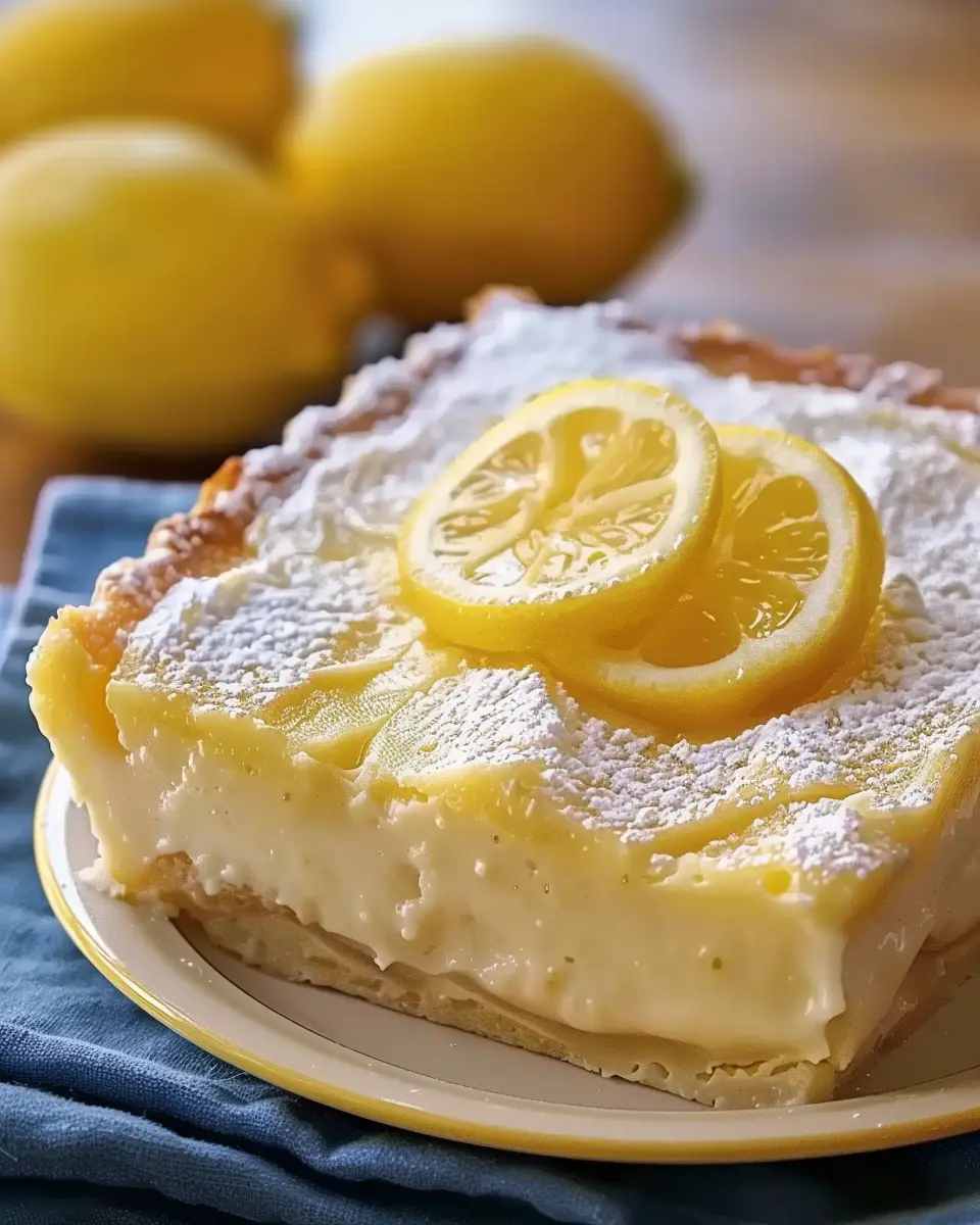 Paul Hollywood’s One-Bowl Lemon Dessert Delight: Easy and Zesty Treat