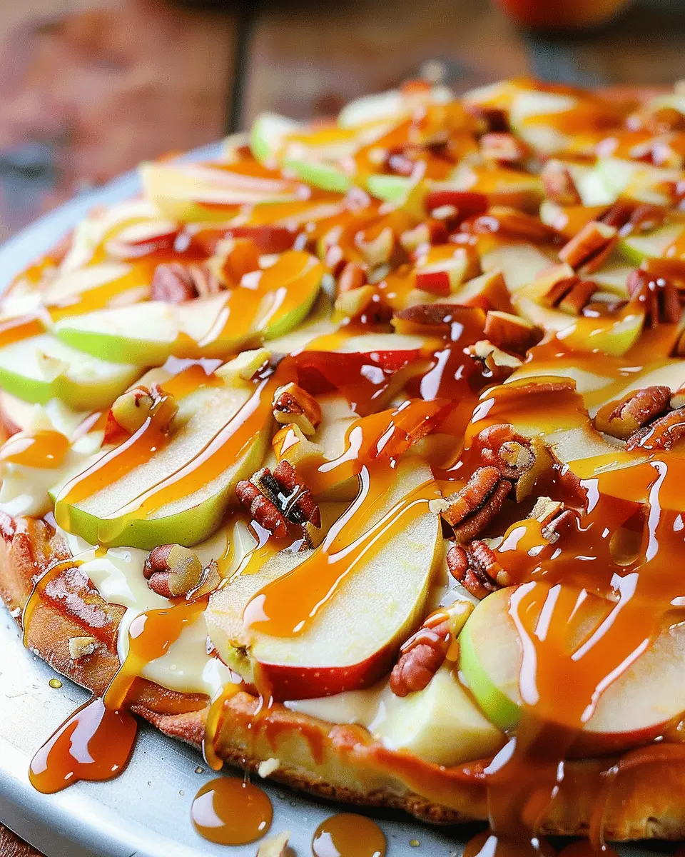 Caramel Apple Fruit Pizza: Indulgent Dessert Made Easy at Home