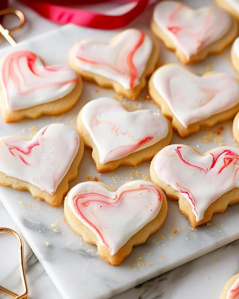 The Best Heart Shaped Sugar Cookies That Melt in Your Mouth