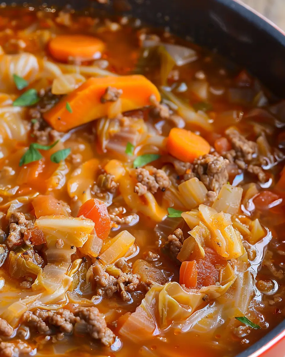 Crockpot Cabbage Roll Soup: Easy Comfort Food with Turkey Bacon
