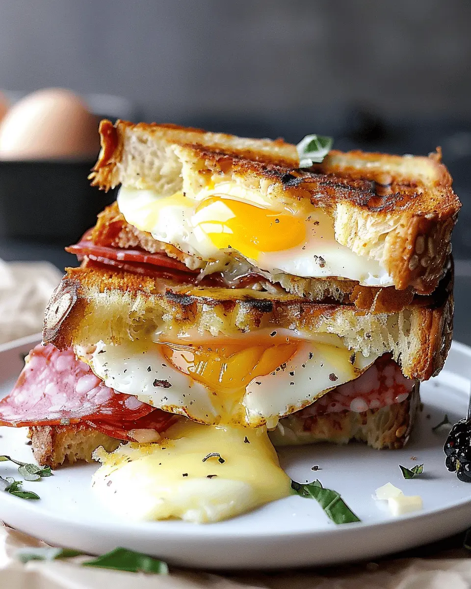 Grilled Egg, Salami, and Cheese Sandwich: A Delicious Twist for Food Lovers
