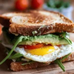 Egg and Avocado Breakfast Sandwich