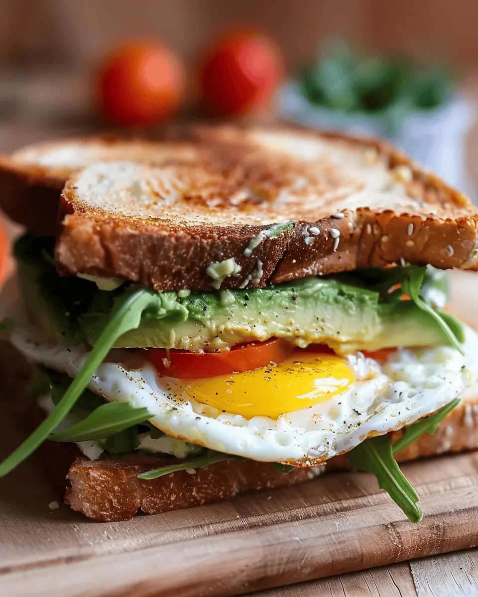Egg and Avocado Breakfast Sandwich: The Best Healthy Start