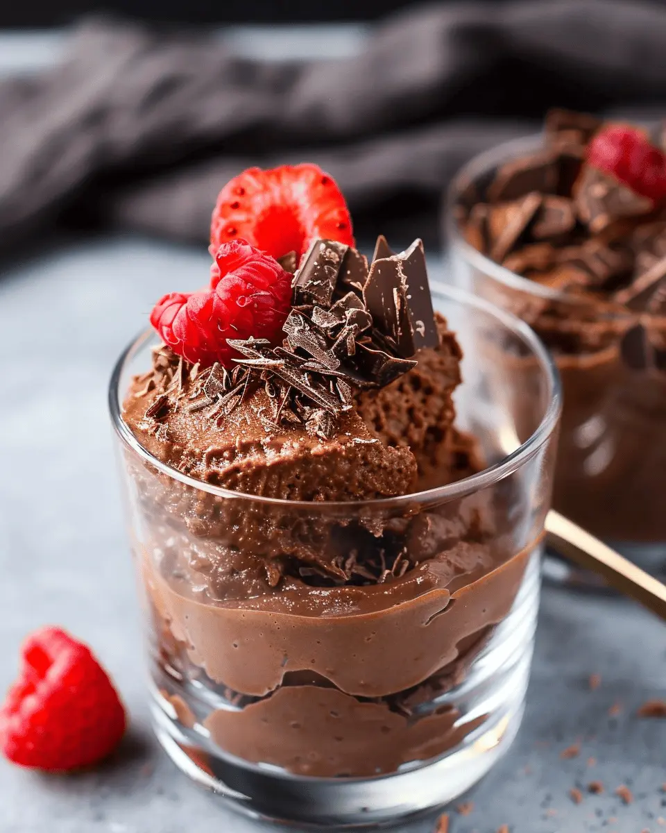 3-Ingredients Vegan Chocolate Mousse: Easy Indulgence Awaits