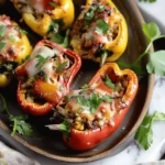 Vegetarian Stuffed Mini Peppers
