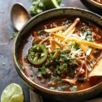 Spicy Chipotle Chicken Tortilla Soup