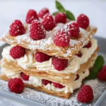Raspberry Cream Napoleons