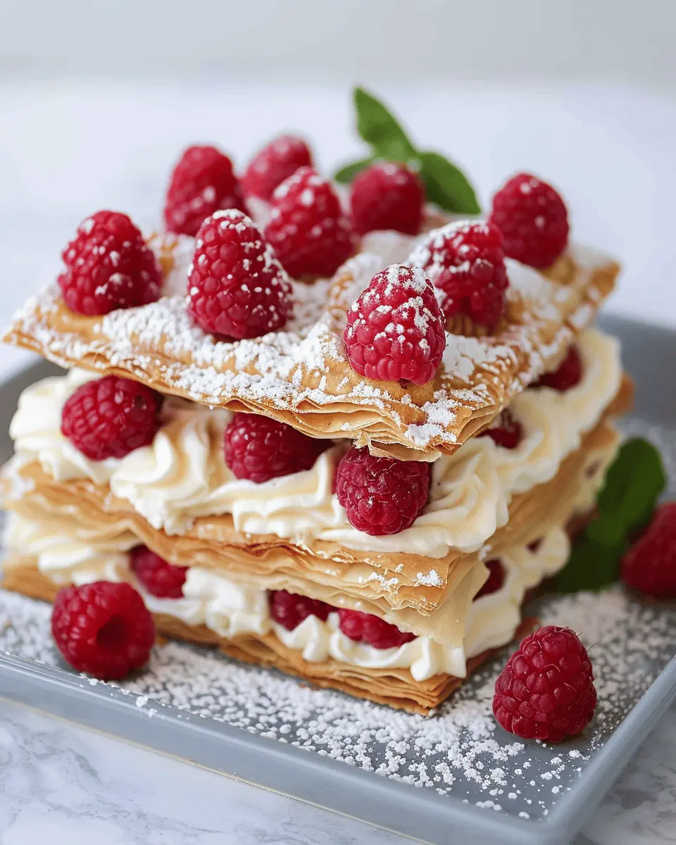 Raspberry Cream Napoleons: The Best Indulgent Dessert Recipe