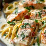 Creamy Tuscan Salmon Pasta
