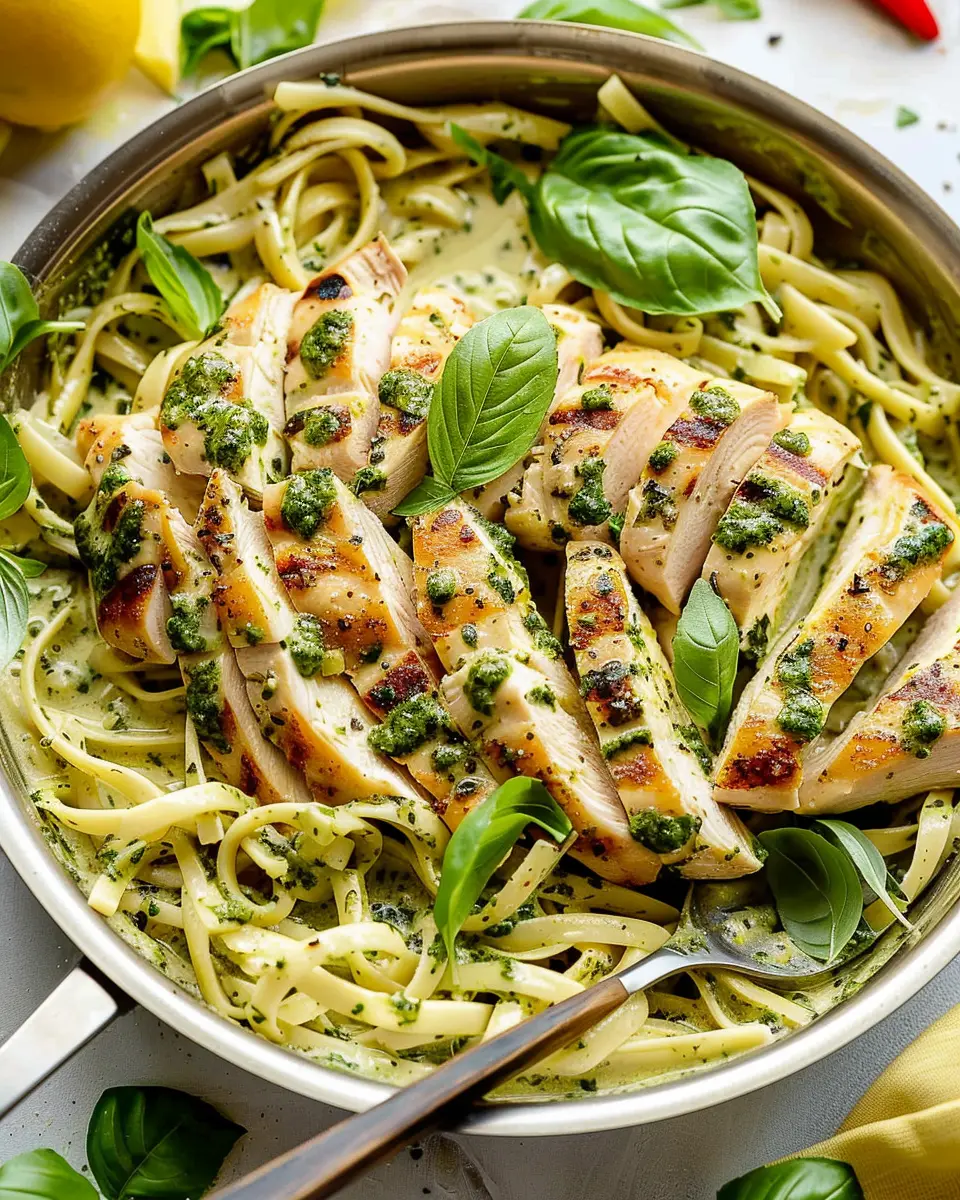 Creamy Pesto Chicken Recipe