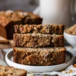 Whole Wheat Cinnamon Crunch Banana Bread Recipe