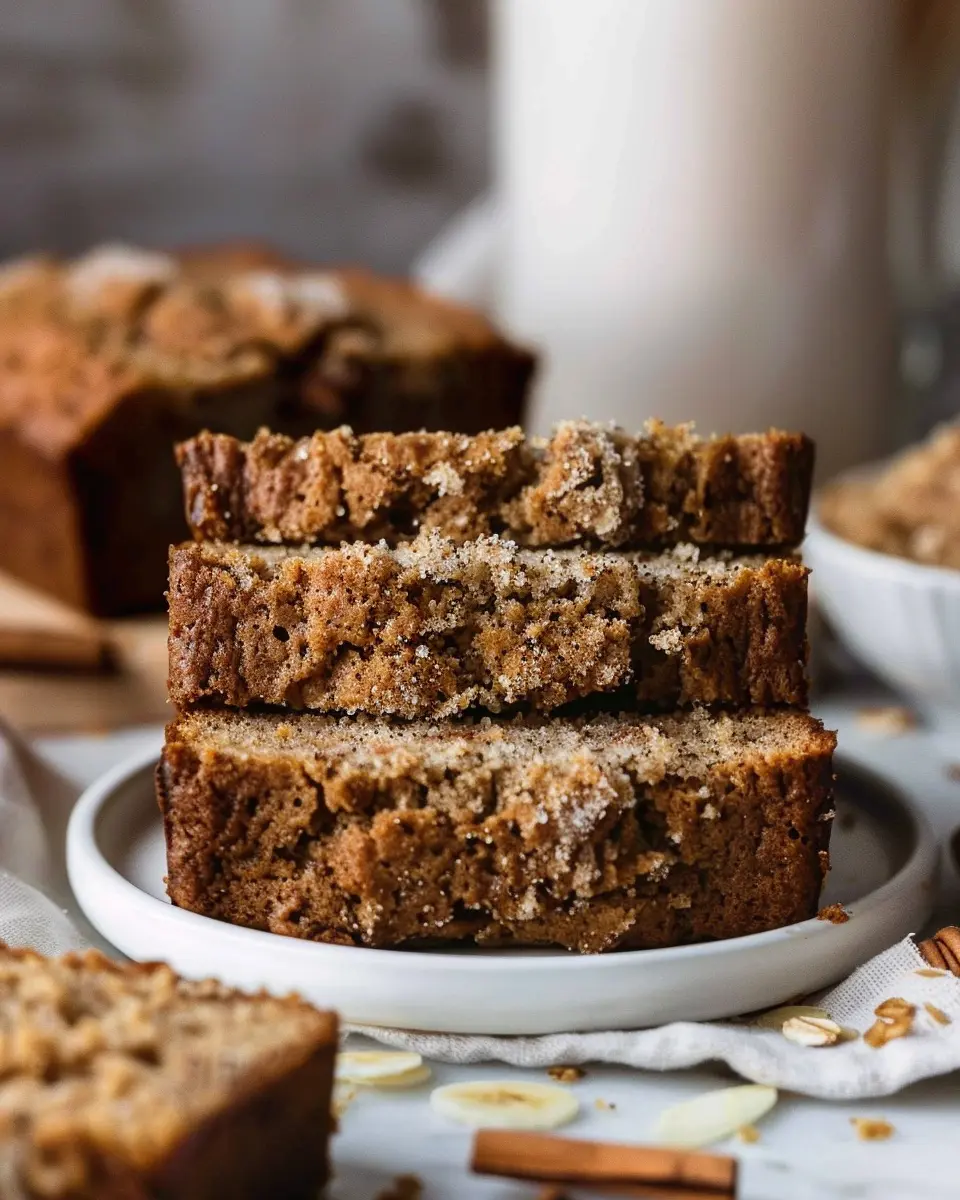 Whole Wheat Cinnamon Crunch Banana Bread Recipe to Satisfy Cravings