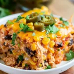 Chicken Burrito Casserole