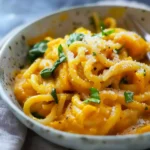 Kabocha squash pasta