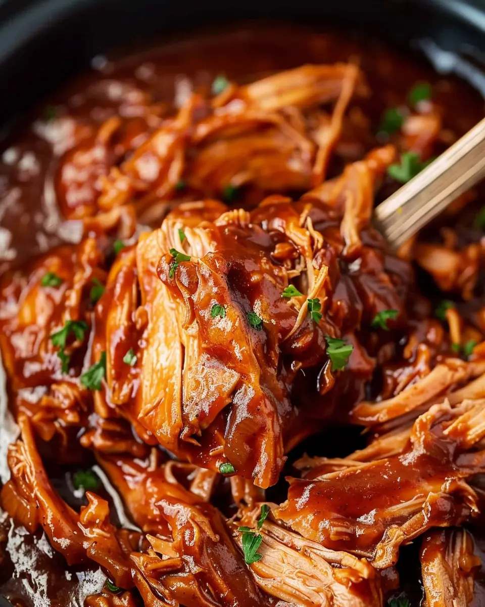 Crockpot BBQ Pulled Chicken: Easy, Juicy Comfort Food Delight
