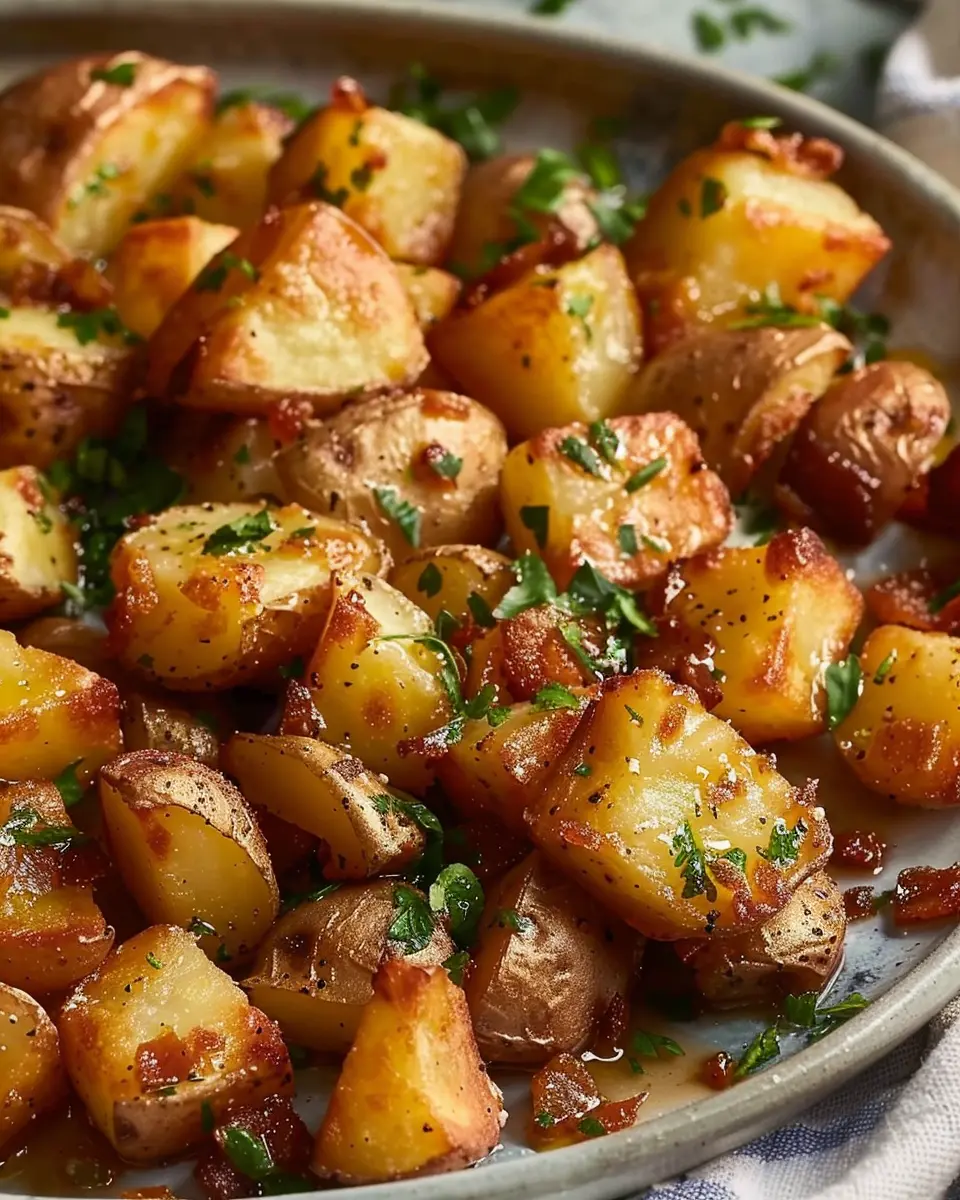 Easiest Breakfast Potatoes Ever: Crispy Goodness with Turkey Bacon