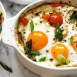 Mediterranean Baked Feta Eggs