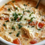 Crock Pot Creamy Chicken Parmesan Soup