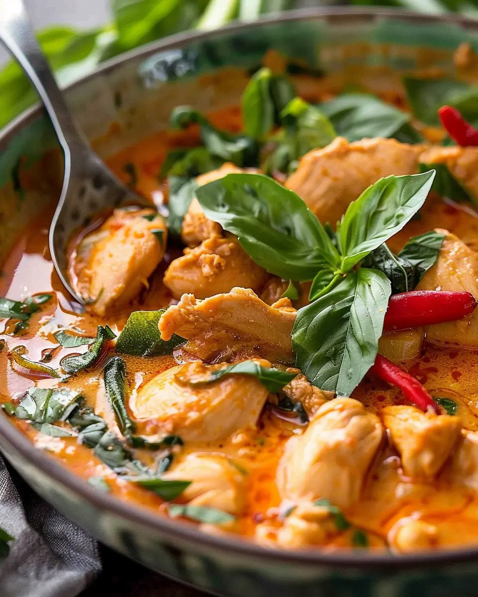 Easy Thai Red Curry Chicken: A Quick and Flavorful Delight