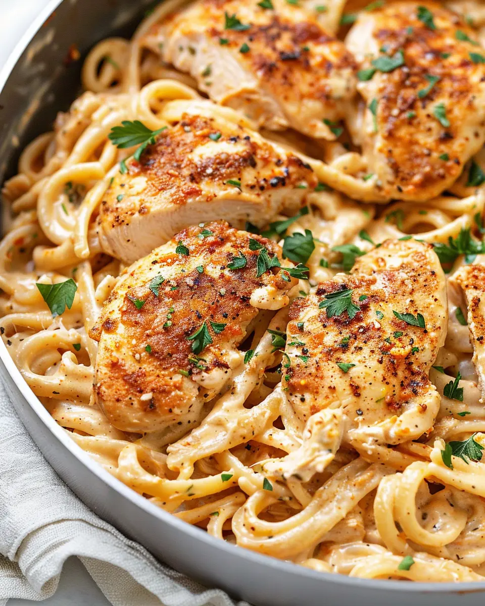 Creamy Cajun Chicken Pasta with Turkey Bacon: A Flavorful Delight