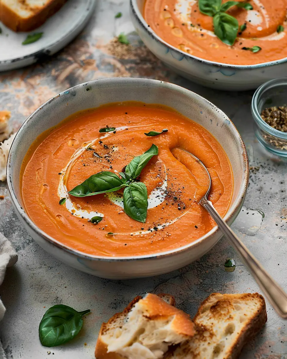 Creamy Roasted Tomato Soup: A Cozy, Indulgent Delight