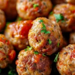 Spicy Rotel Cream Cheese Sausage Balls