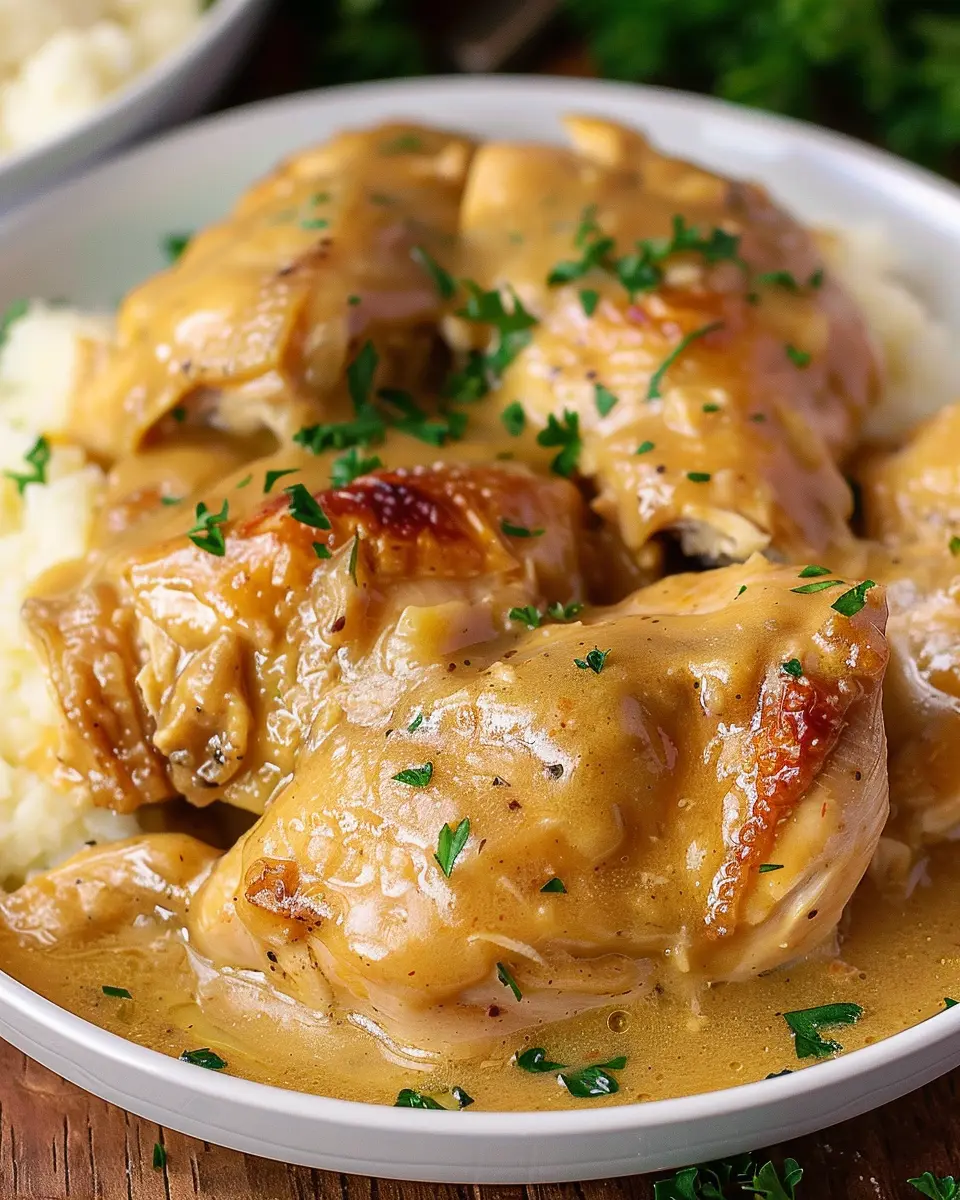 Slow Cooker Chicken and Gravy: Easy Comfort Food Delight