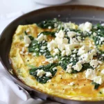 Spinach and Feta Omelette