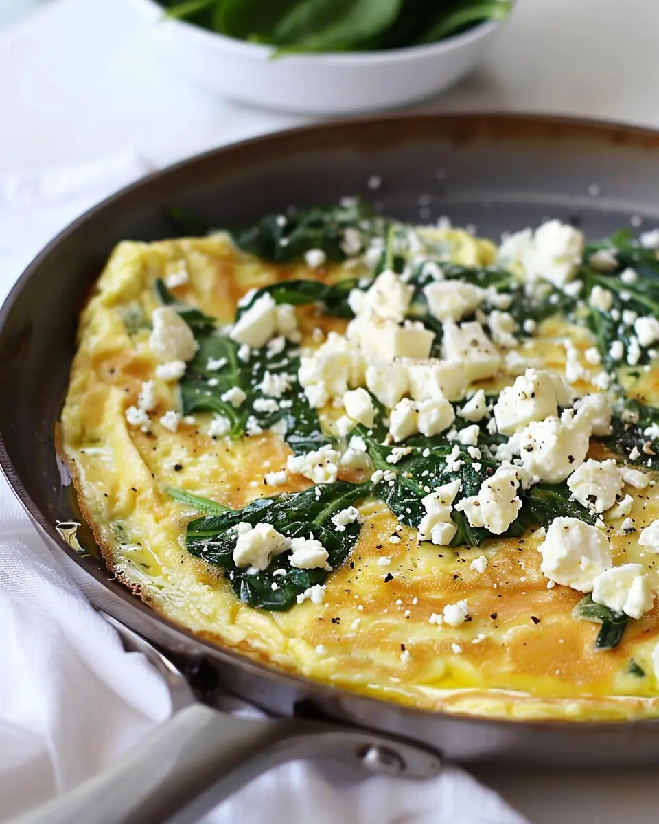 Spinach and Feta Omelette: The Best Recipe for a Healthy Breakfast