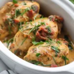 Crockpot Tuscan Chicken