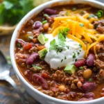Slow Cooker Beef Chili Recipe