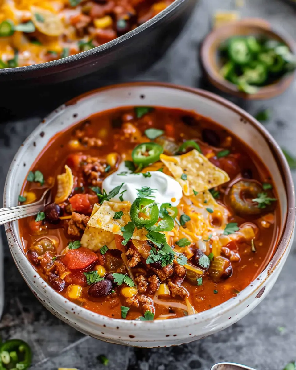 The Best Taco Soup Recipe: Easy Comfort Food with Turkey Bacon