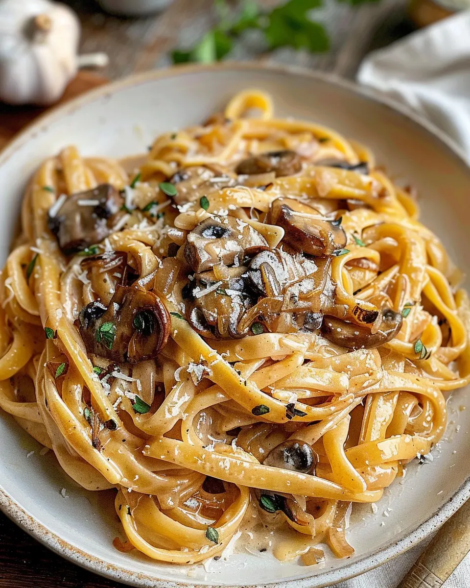 Caramelized Leek and Mushroom Gruyere Pasta: A Cozy Comfort Dish