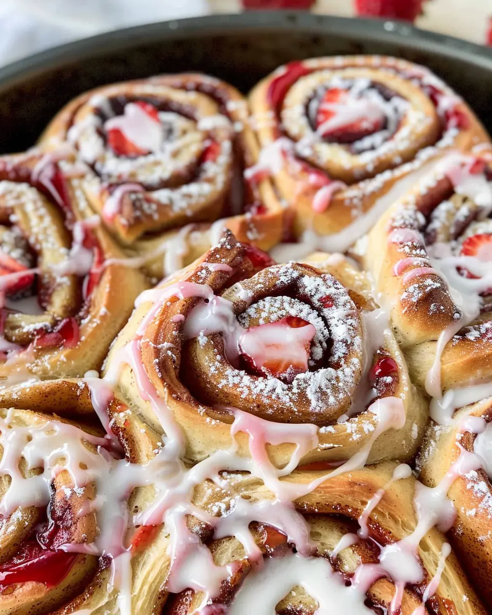 Strawberry Cinnamon Rolls: Easy Indulgence for Sweet Mornings