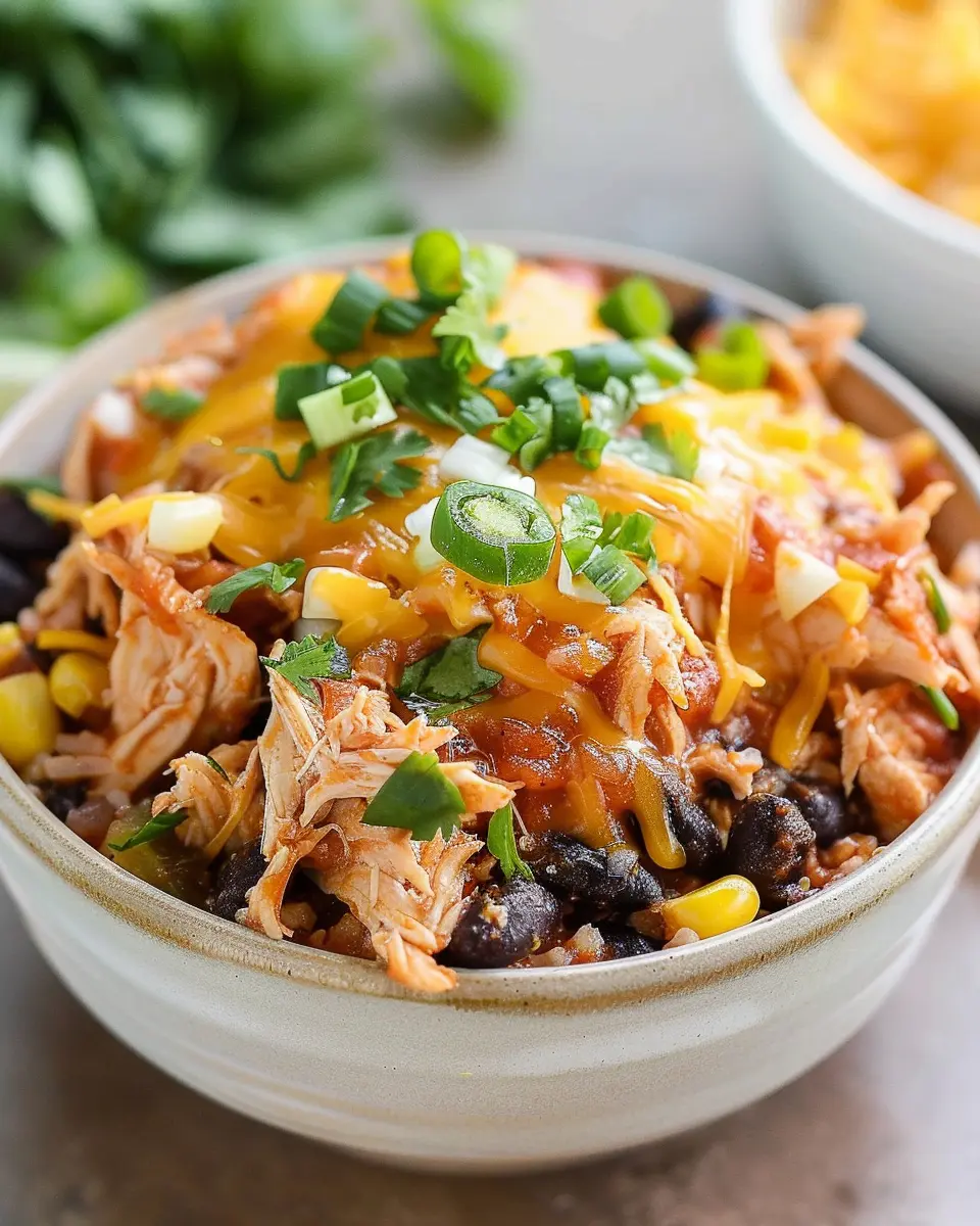Chicken Burrito Bowl (Slow Cooker) – A Flavorful Easy Delight