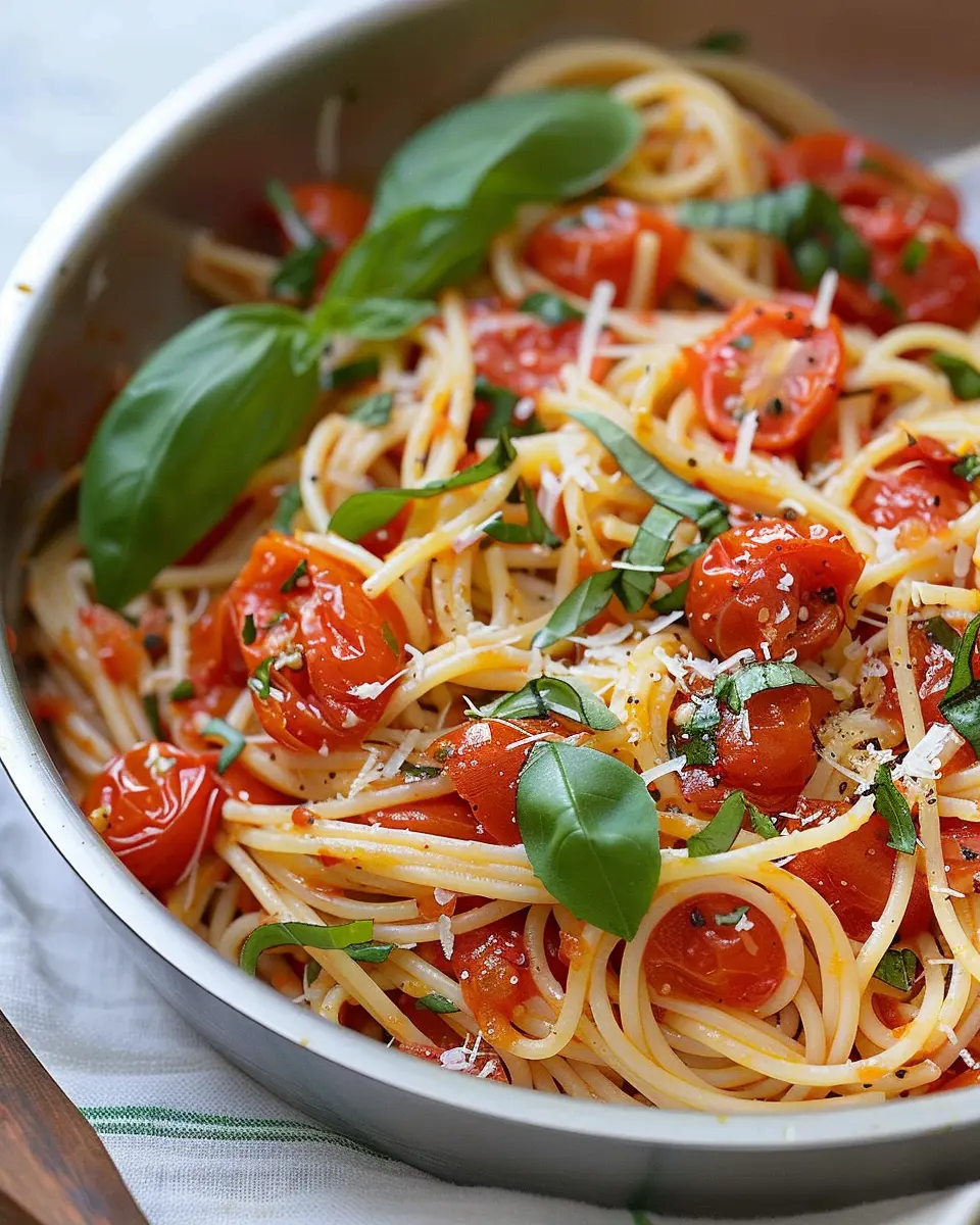 Cherry Tomato Pasta: Easy Recipe with Turkey Bacon Delight