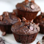Double Chocolate Zucchini Muffins