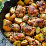 Garlic Butter Chicken and Potatoes Recipe