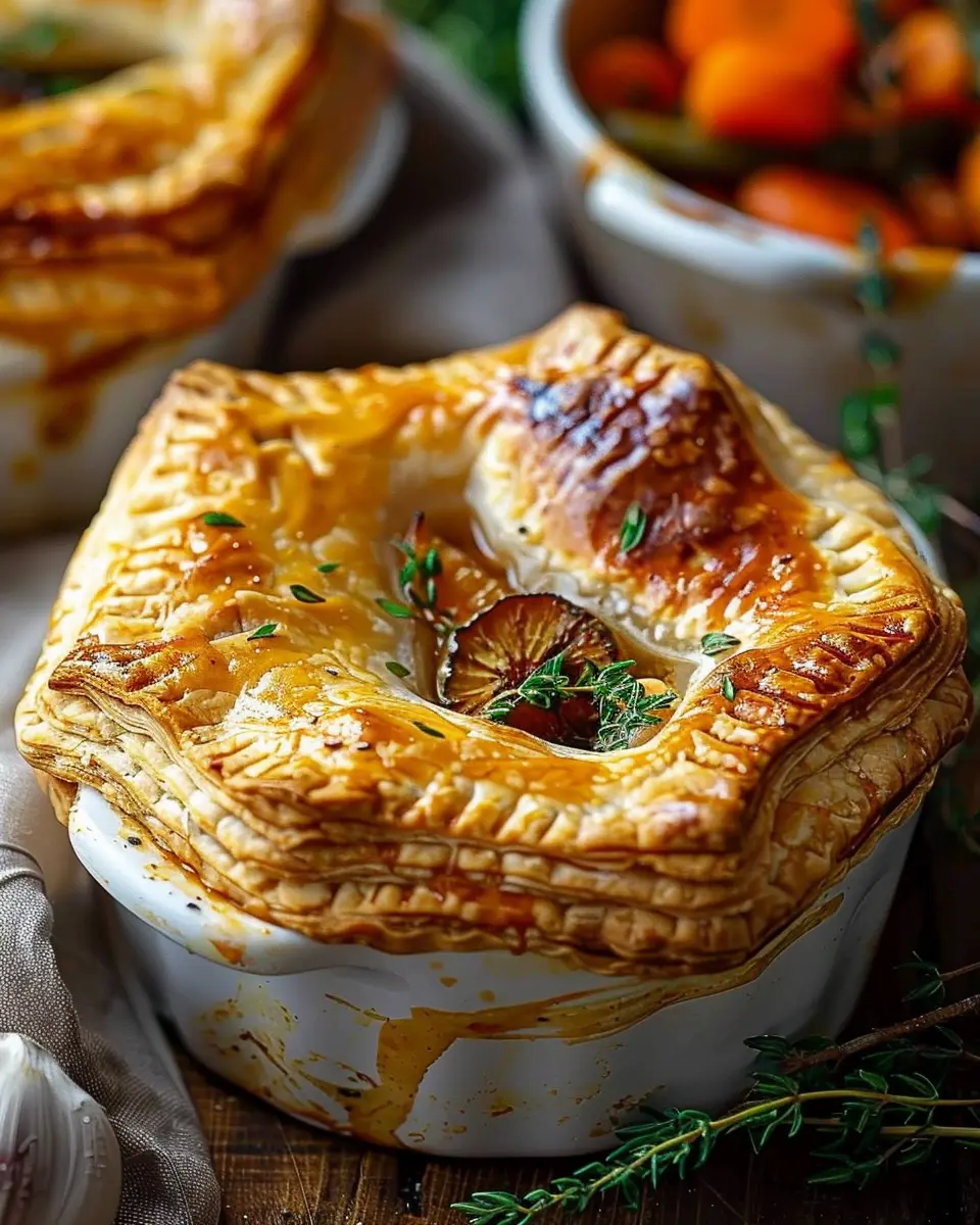Roasted Autumn Vegetable Pot Pies: Cozy Comfort Food Delight