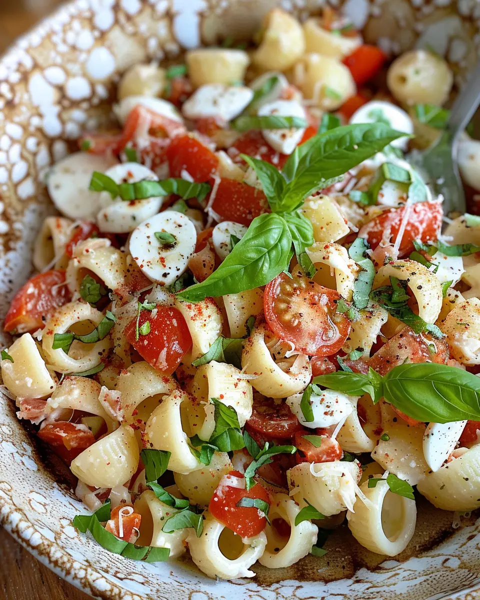 Caprese Pasta Salad: Easy and Fresh Recipe for Home Chefs