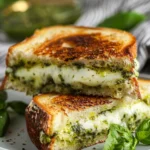 Sourdough Pesto Grilled Cheese