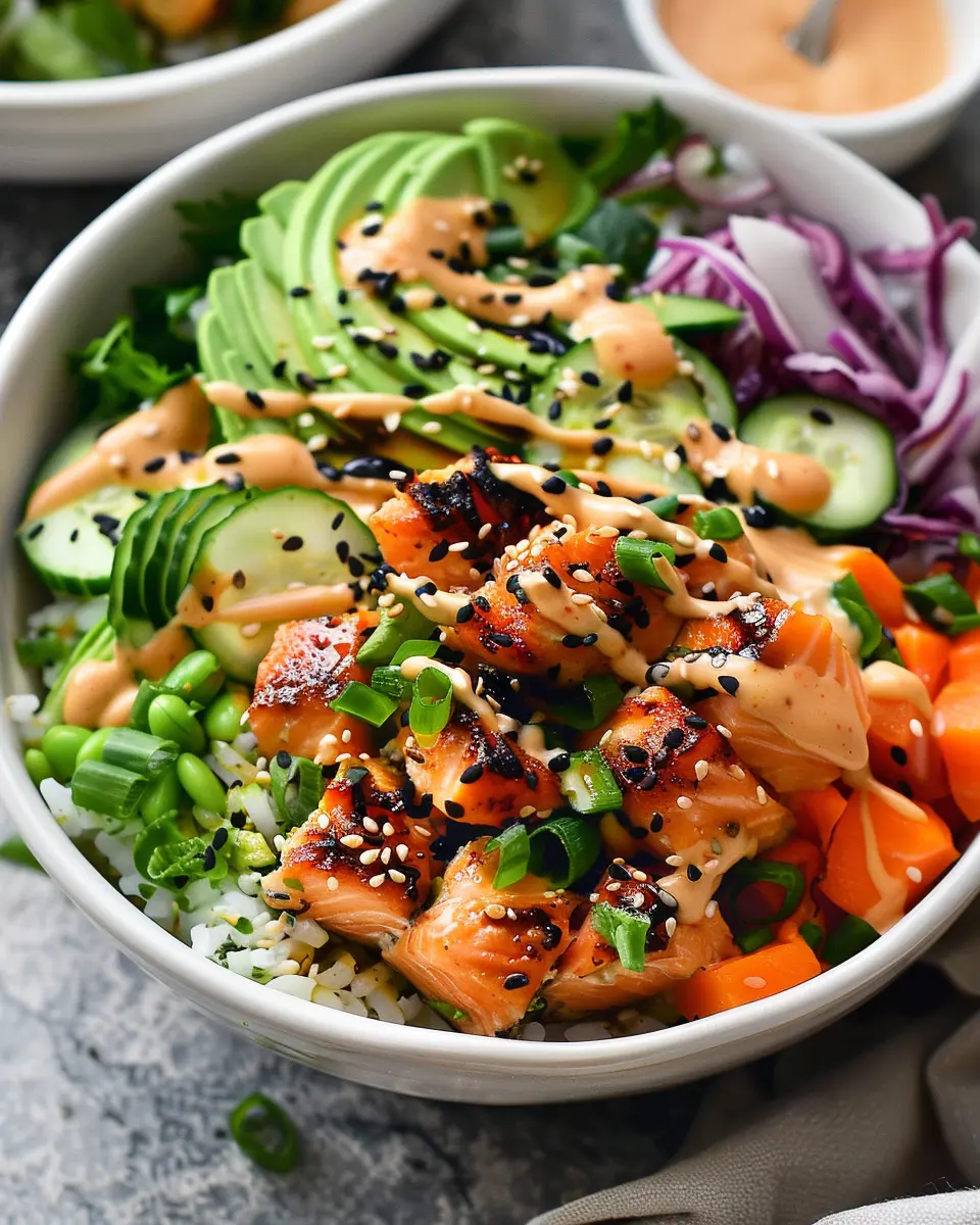 Bang Bang Salmon Bites Bowls: Easy, Flavorful Weeknight Delight